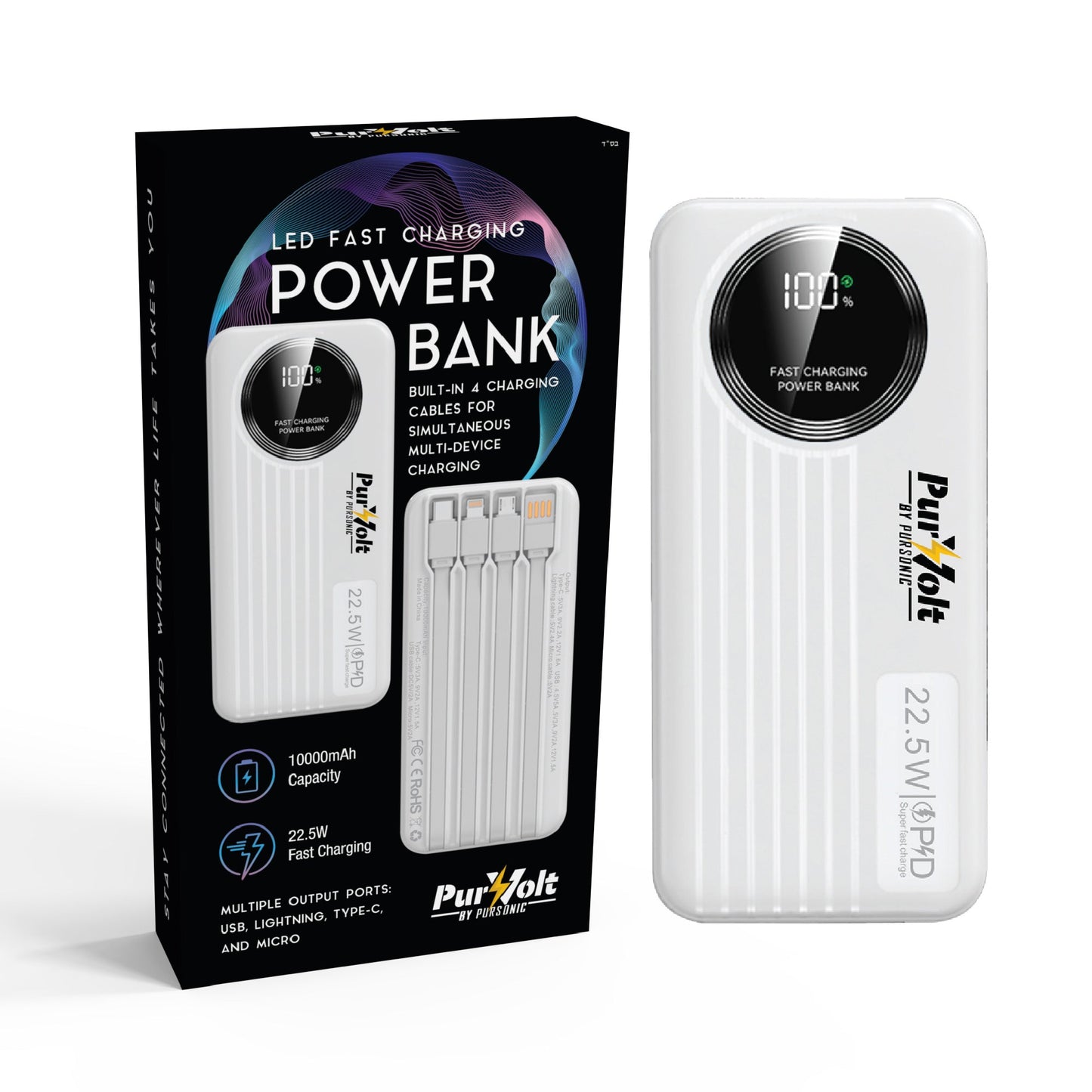 LED Fast Charging Power Bank & Extra Large Electric Heating Pad: Power & Comfort Duo!