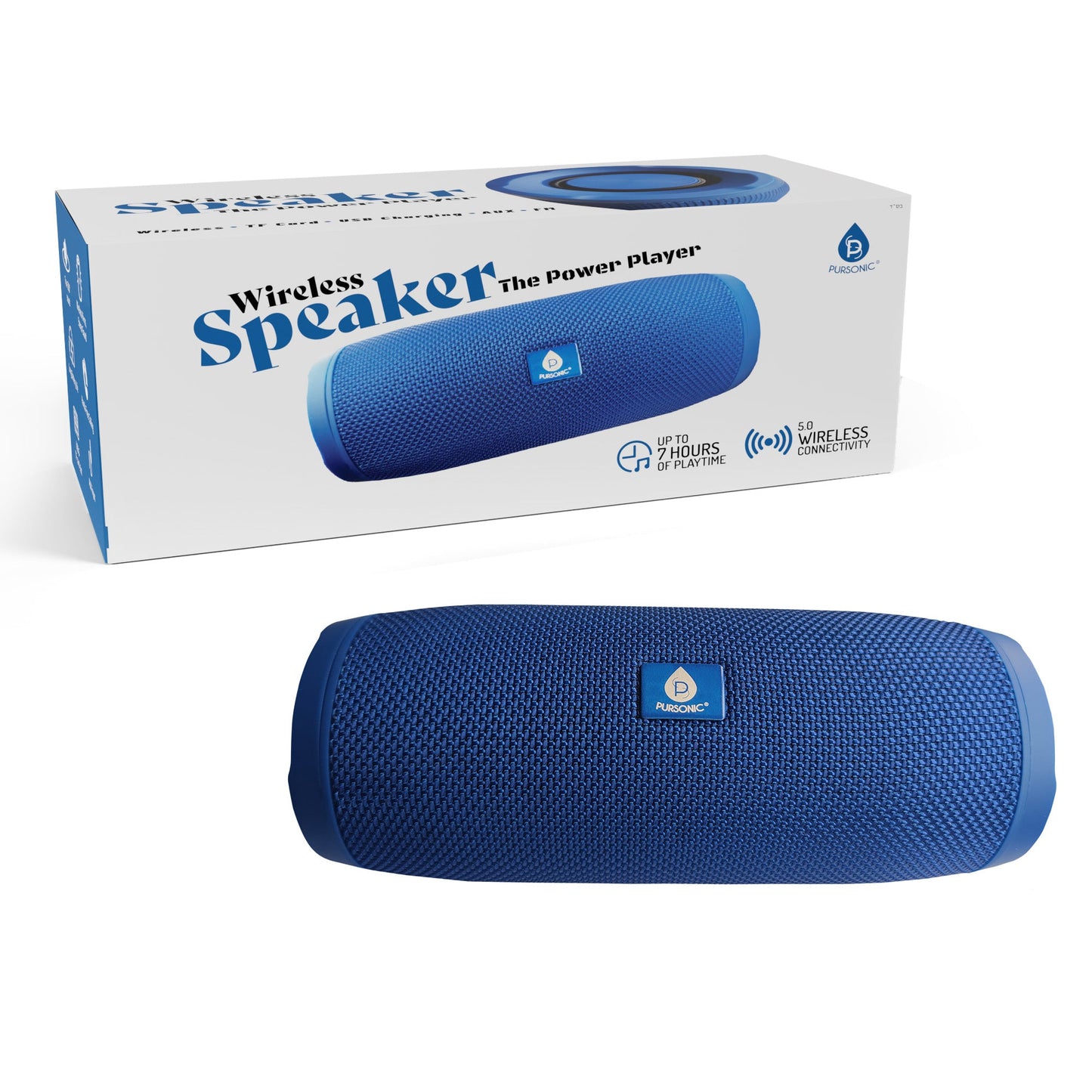 Total Audio Freedom Collection – Wireless Earbuds + Extended-Play 360° Speaker + Waterproof Suction Speaker